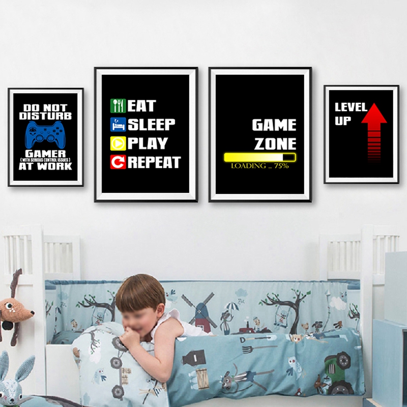 Gaming Console Picture - ゲーミング引用アート絵画 Xbox PS4 コンソールゲーム キャンバスポスターとプリント ビデオゲーム