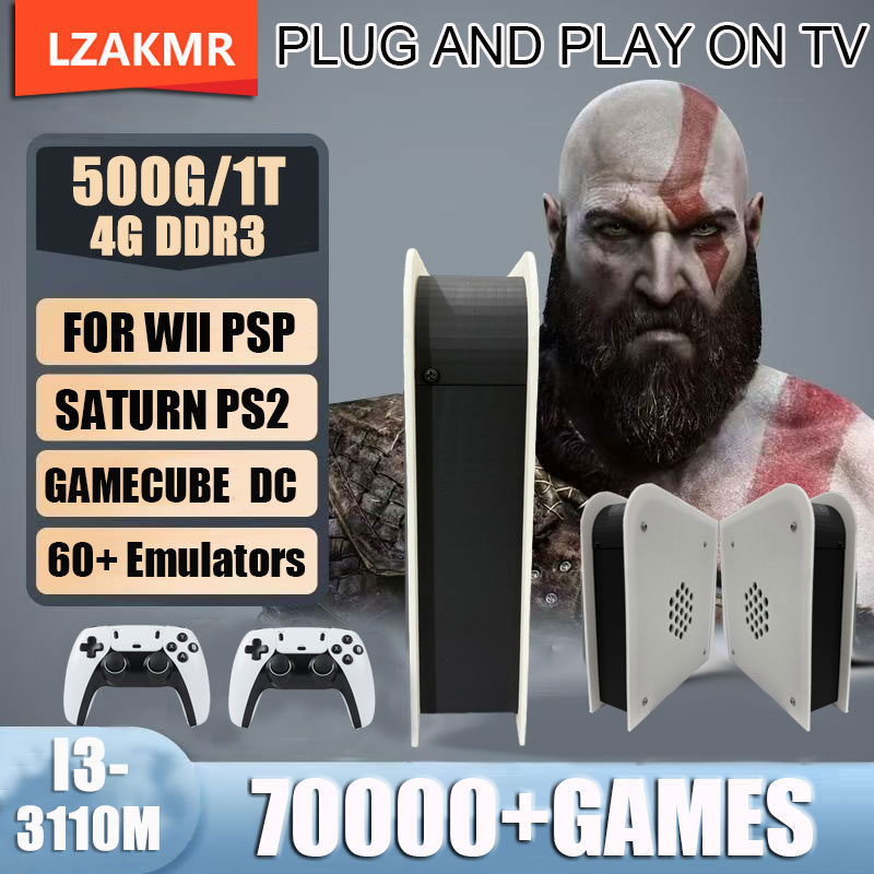 Gaming Console Ps3 - ワイヤレスハンドル 8GB RAM レトロゲーム機 2TB ROM