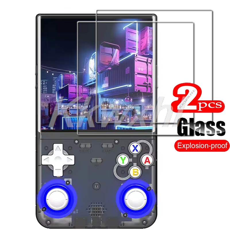 Gaming Console R36 Ultra - R36 Ultra Max Pro Plus携帯ゲーム機用強化ガラス2枚入り R36Ultra