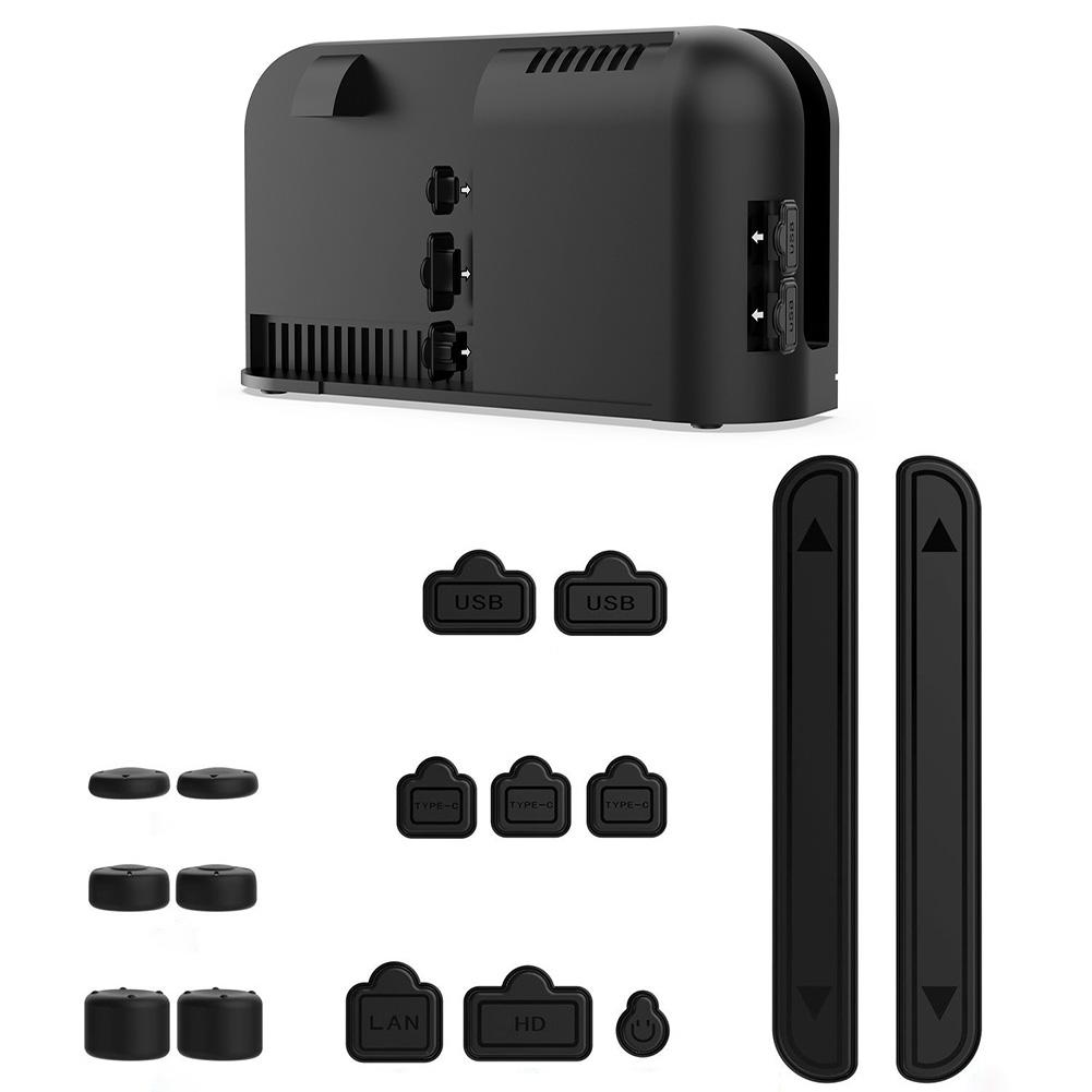 Gaming Console Generations - Switch 2ゲーム機用保護ダストカバー、防塵シリコンポートプラグ、Switch 2 NS 2ジョイスティックキャップ、ゲームアクセサリーB4D8