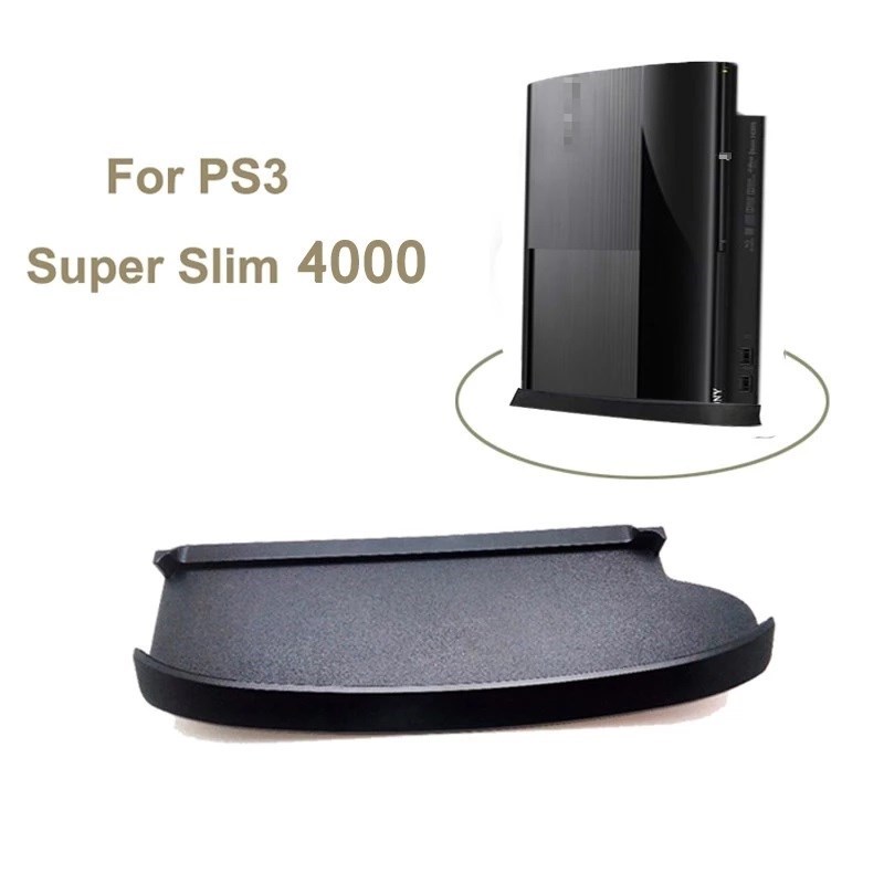 Gaming Console Ps3 - PS3 スリム 4000 スキッドプルーフコンソール垂直スタンドソニーのプレイステーションスーパースリム 4000 コンソールゲームスタンドホルダープラスチックベース