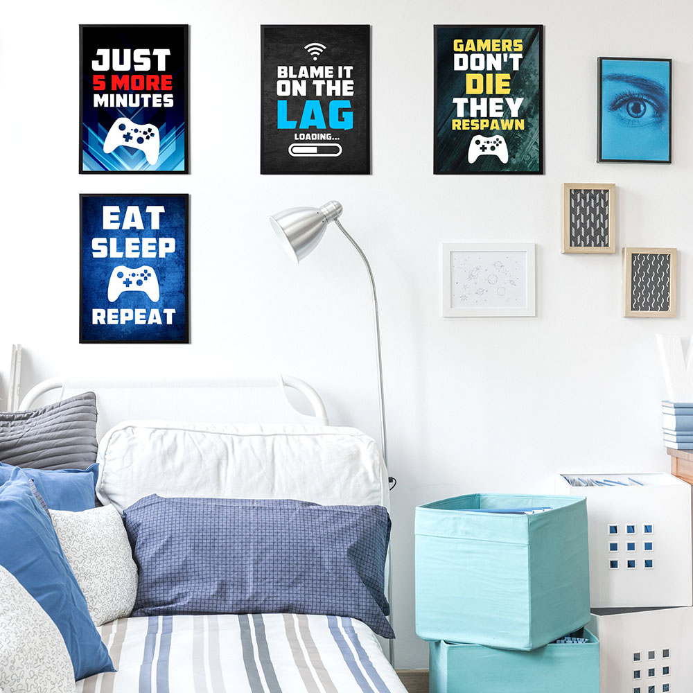 Gaming Quotes Art Painting Con - Gaming Console Picture のレビューと価格