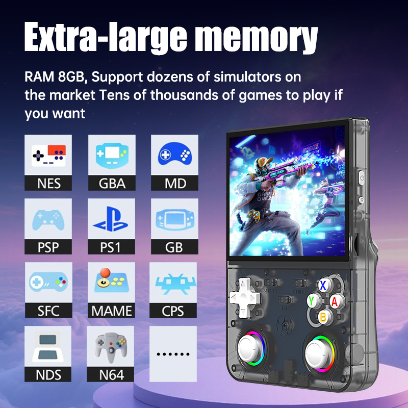 R36 Ultra X レトロハンドヘルドビデオゲームコンソ - Gaming Console R36 Ultra のレビューと価格