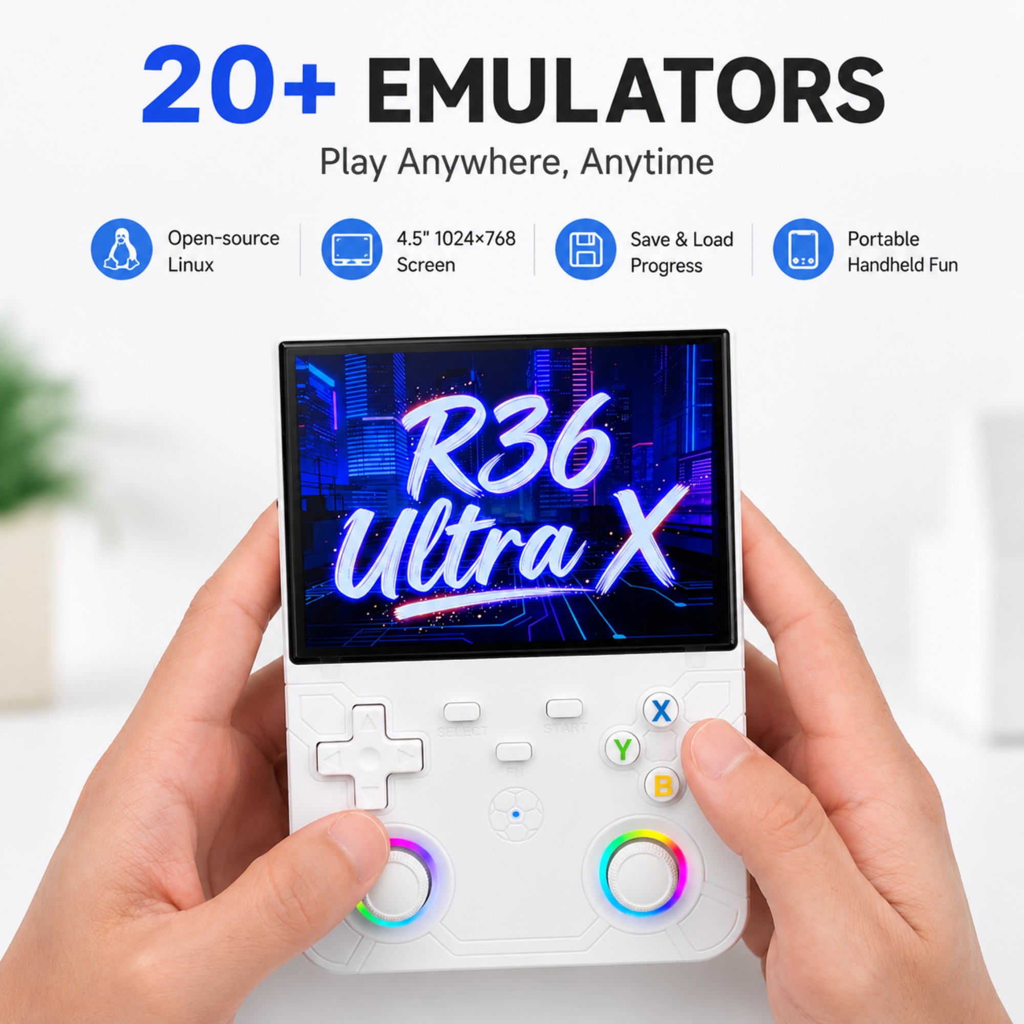 レトロハンドヘルドゲーム機 R36 Ultra X 4.5イ - Gaming Console R36 Ultra のレビューと価格